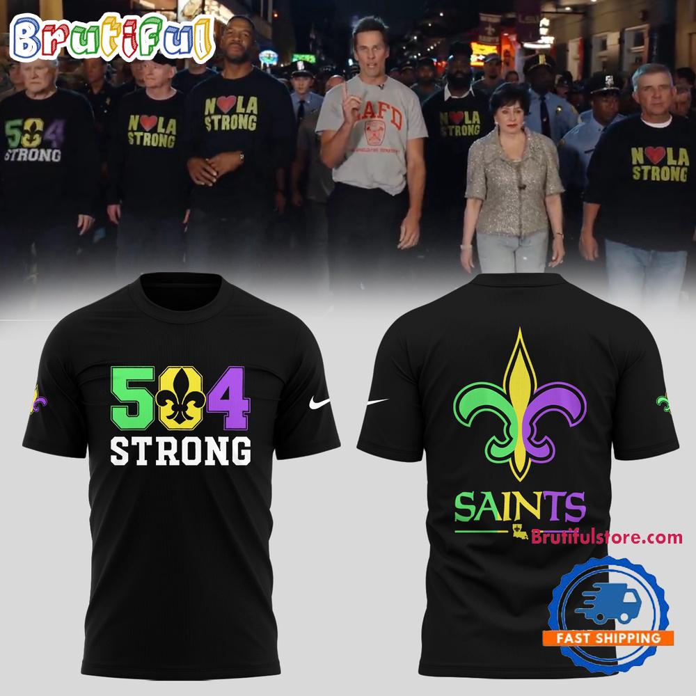 New Orleans Saints 504 Strong Limited Edition T Shirt