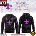 New Orleans Saints Crucial Catch Intercept Cancer 2025 Limited Edition Hoodie Shirt