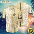 New Orleans Saints Hawaii Shirt Flower Exotic Island Fashion