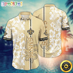 New Orleans Saints Hawaii Shirt Flower Exotic Island Fashion