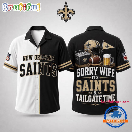 New Orleans Saints NFL Funny Football Fan Hawaiian Shirt