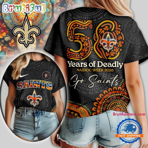 New Orleans Saints NFL Naidoc Week 2026 Unisex T Shirt