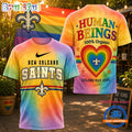 New Orleans Saints NFL Pride Human Being Color May Vary 3D T Shirt