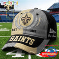 New Orleans Saints NFL Split Color New Era Classic Cap