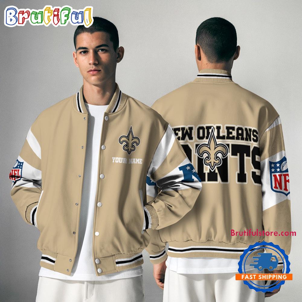 New Orleans Saints National Football Conference Unisex Baseball Jacket
