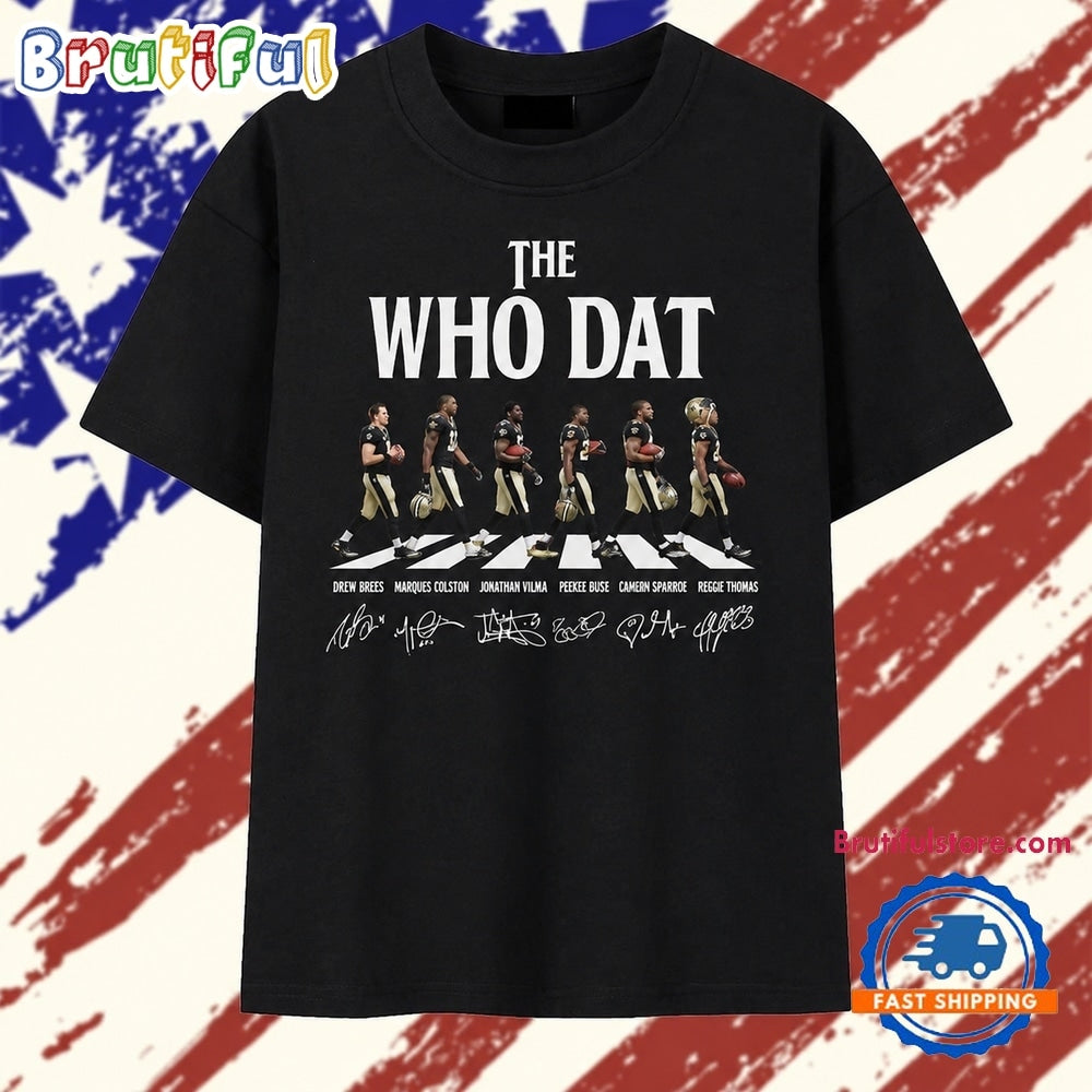 New Orleans Saints The Who Dat Legends Walking Signatures T Shirt