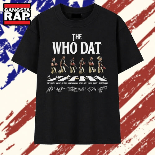 New Orleans Saints The Who Dat Legends Walking Signatures T Shirt