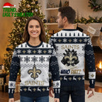 New Orleans Saints Who Dat NFL Christmas Ugly Sweaters