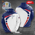 [NEW] Ryder Cup x PING 3D Apparels Luxury Stars Blue Hoodie Sweatshirt 3D