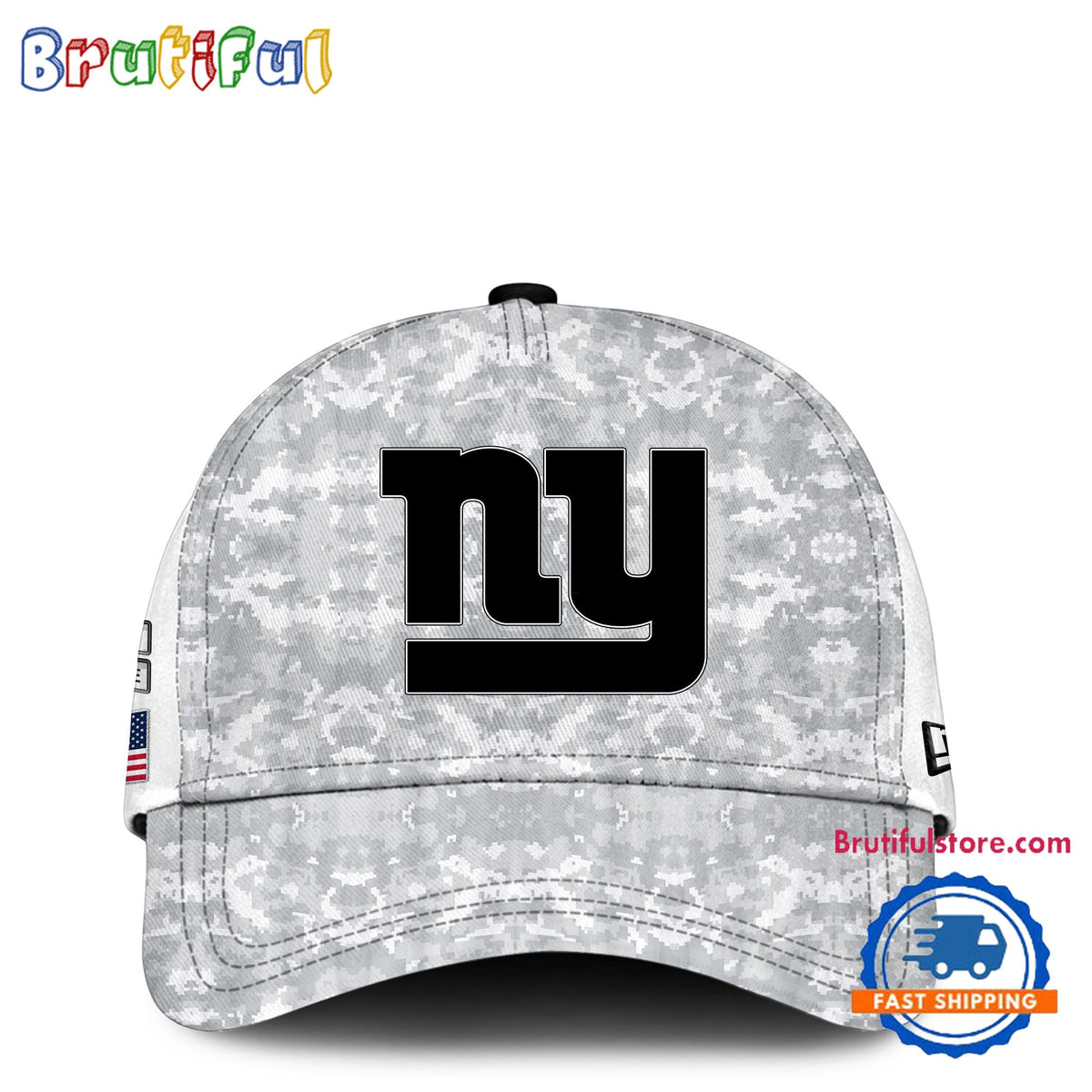 New York Giants Camo 2024 Salute to Service Club Veterans Limited Baseball Cap
