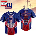 New York Giants NFL Blessed Beyond The Score Baseball Jersey