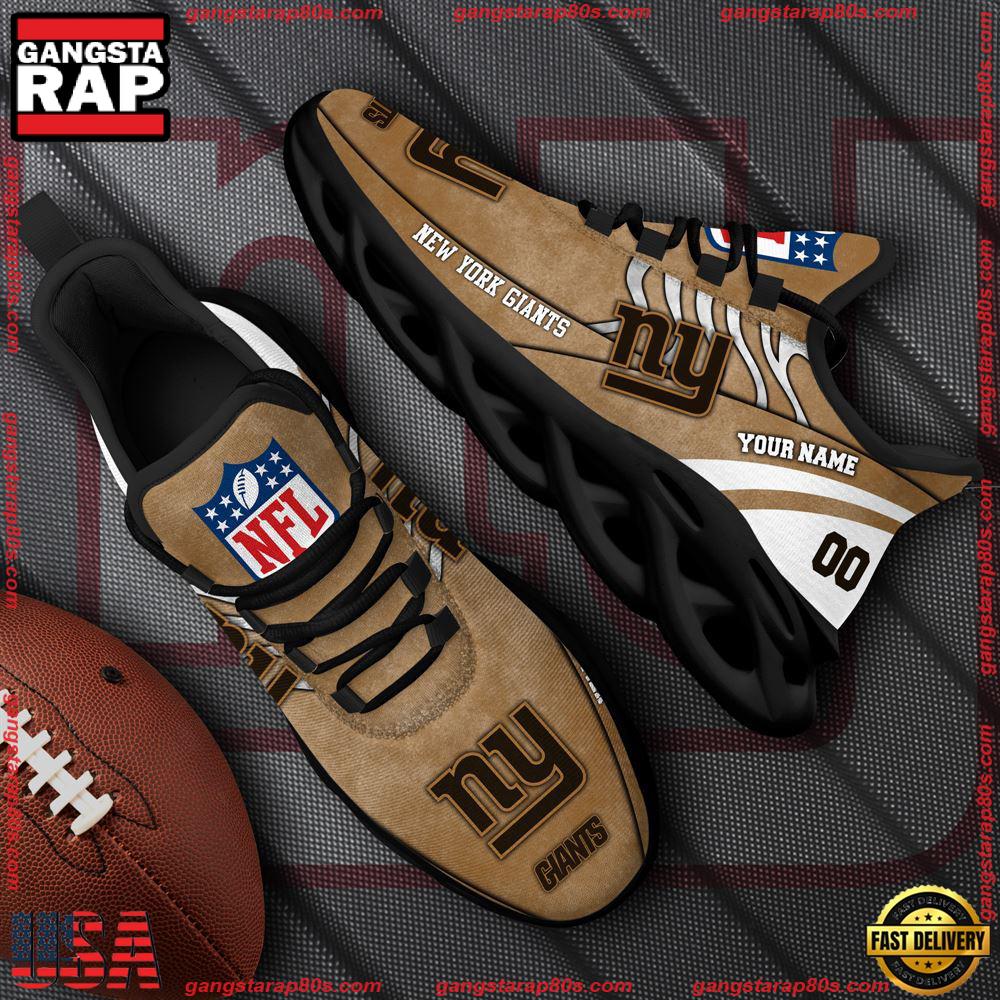 NFL New York Giants New Design Max Soul Shoes, Running Sneakers