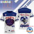 New York Giants NFL Girl Heart & Helmet 3D Shirt