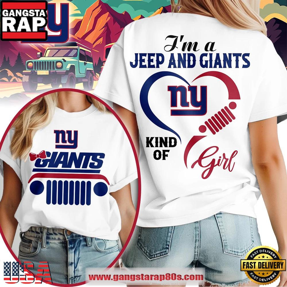 New York Giants NFL Jeep Girl Women’s Shirt