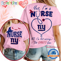 New York Giants NFL Night Shift Never Misses Game Day Halloween Nurse Unisex 3D Shirt