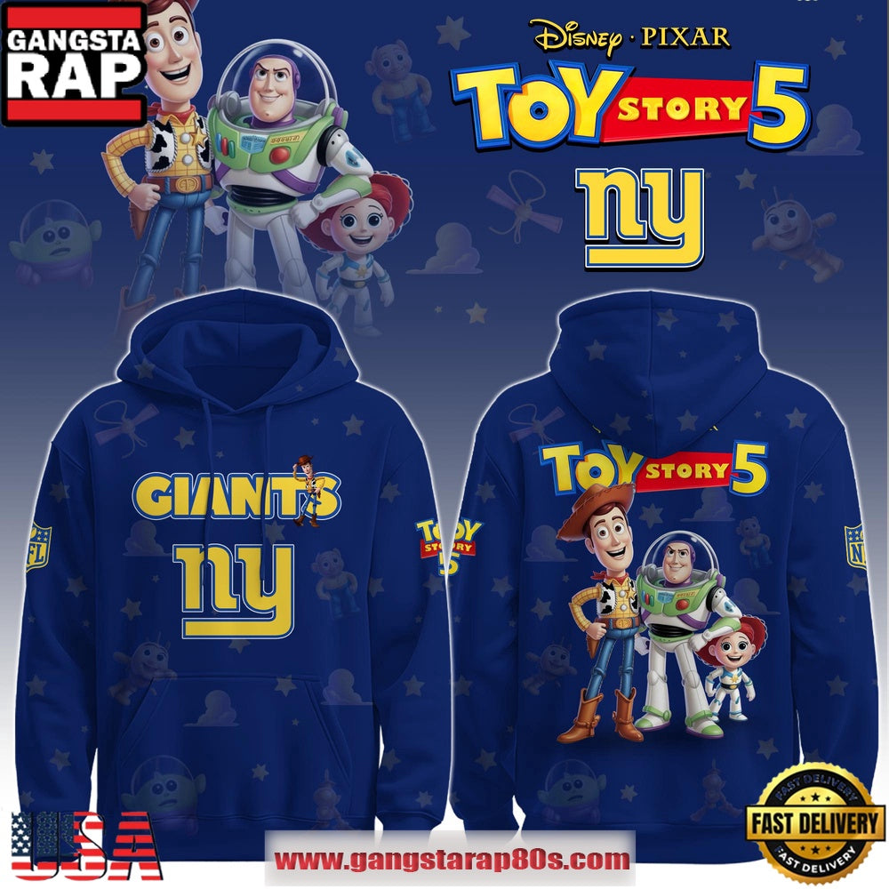 New York Giants NFL x Toy Story 5 Limited Edition Hoodie Shirt
