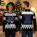 New York Giants Santa Sleigh Logo Ugly Christmas Sweater