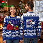 New York Giants Snoopy And Woodstock Christmas Ugly Christmas Sweater