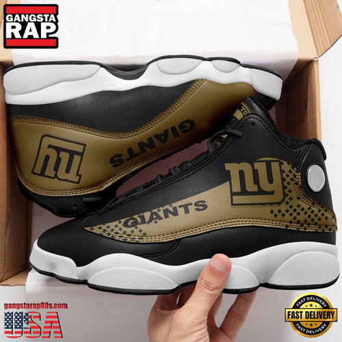 NFL New York Giants Sport New Design Air Jordan 13 Running Sneakers Shoes