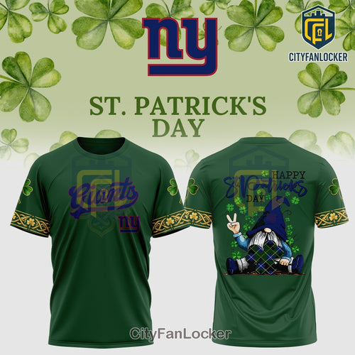 New York Giants St. Patrick’s Day Gnome Graphic Hoodie