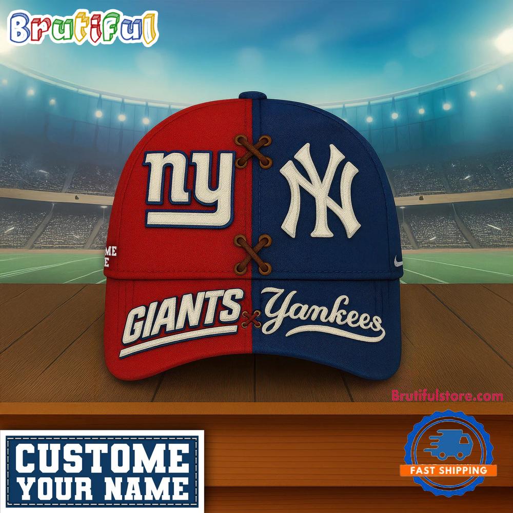 New York Giants x New York Yankees Sporty New Design Baseball Cap