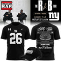 New York Giants x Usher & Chris Brown 2026 Limited Edition Black T Shirt , Music Trending 3D Shirt