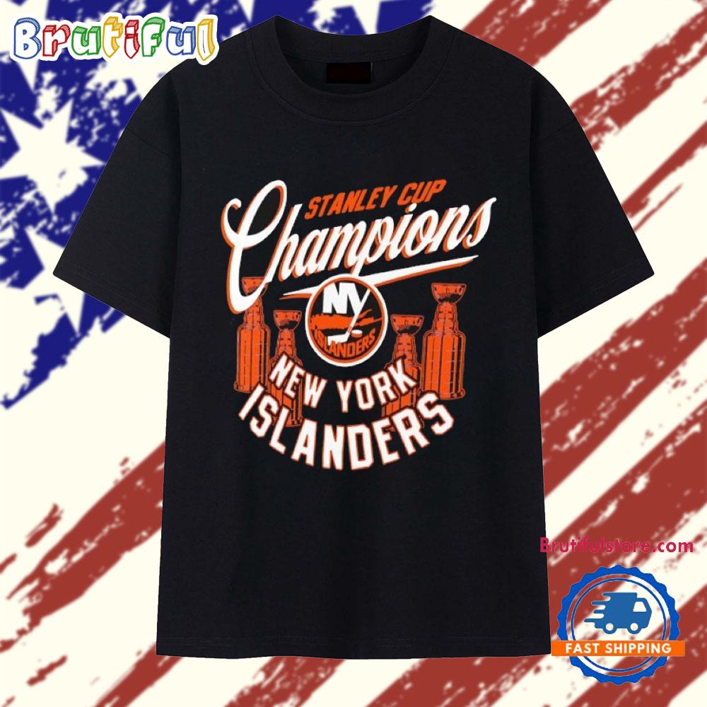 New York Islanders 4X Stanley Cup Champions T Shirt