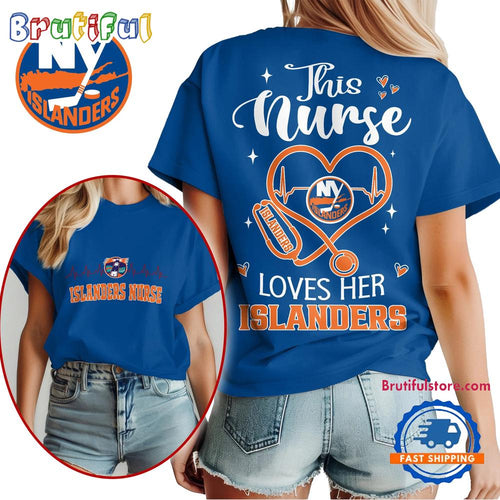 New York Islanders NHL Nurse Appreciation Month Unisex All Over Print T Shirt