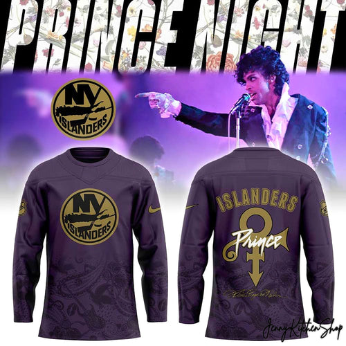 New York Islanders x Prince Rogers Nelson Night 2026 Hockey Jersey