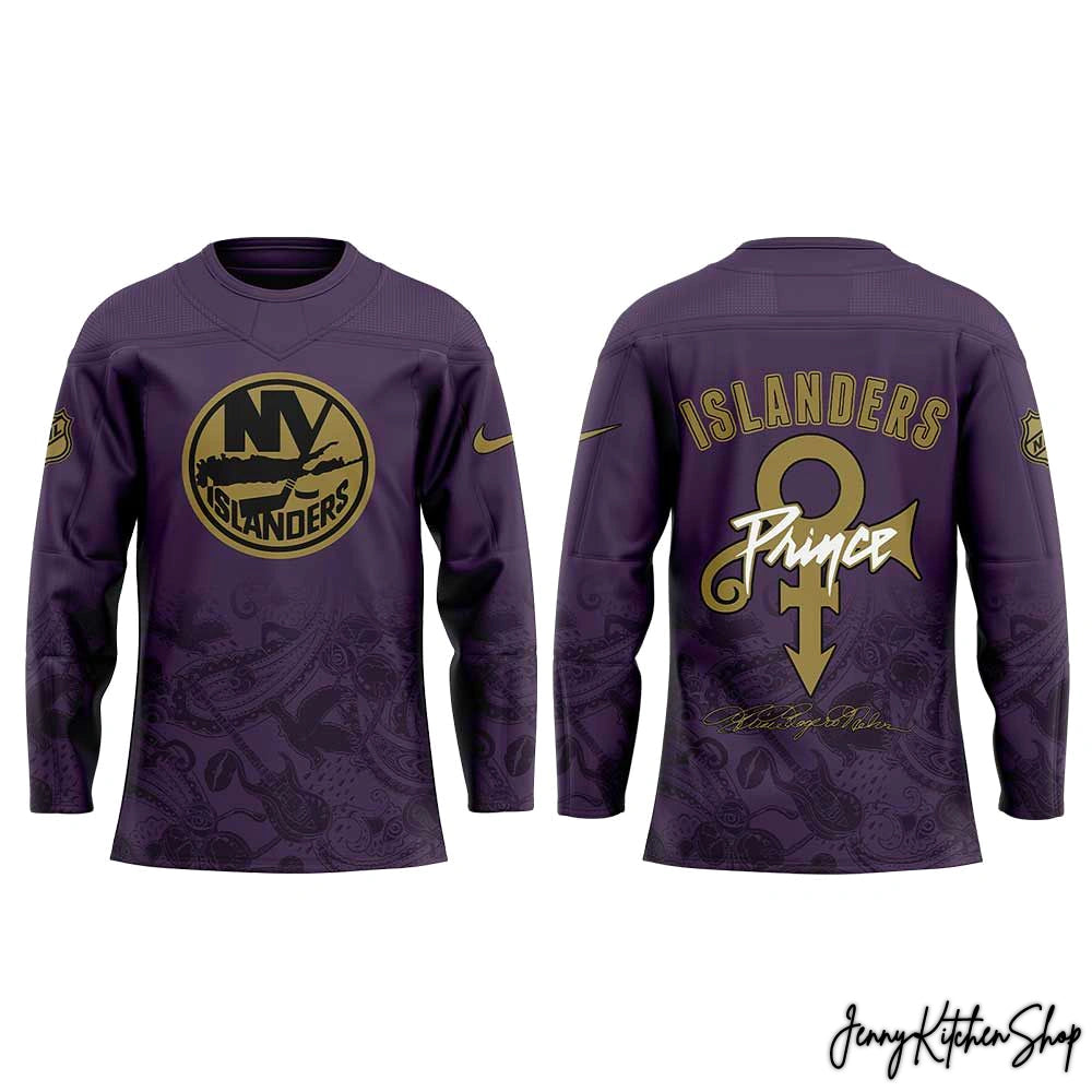 New York Islanders x Prince Rogers Nelson Night 2026 Hockey Jersey