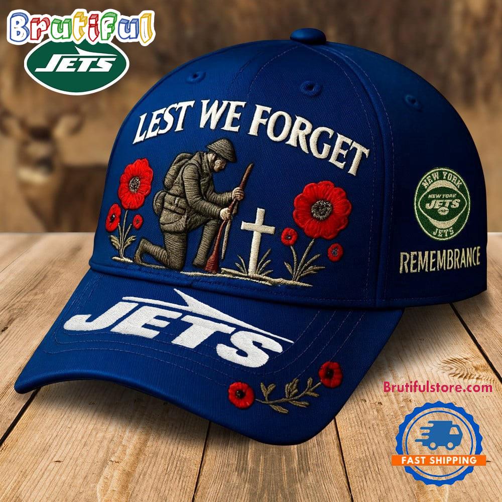 New York Jets 2025 NFL Lest We Forget Remembrance Classic Cap