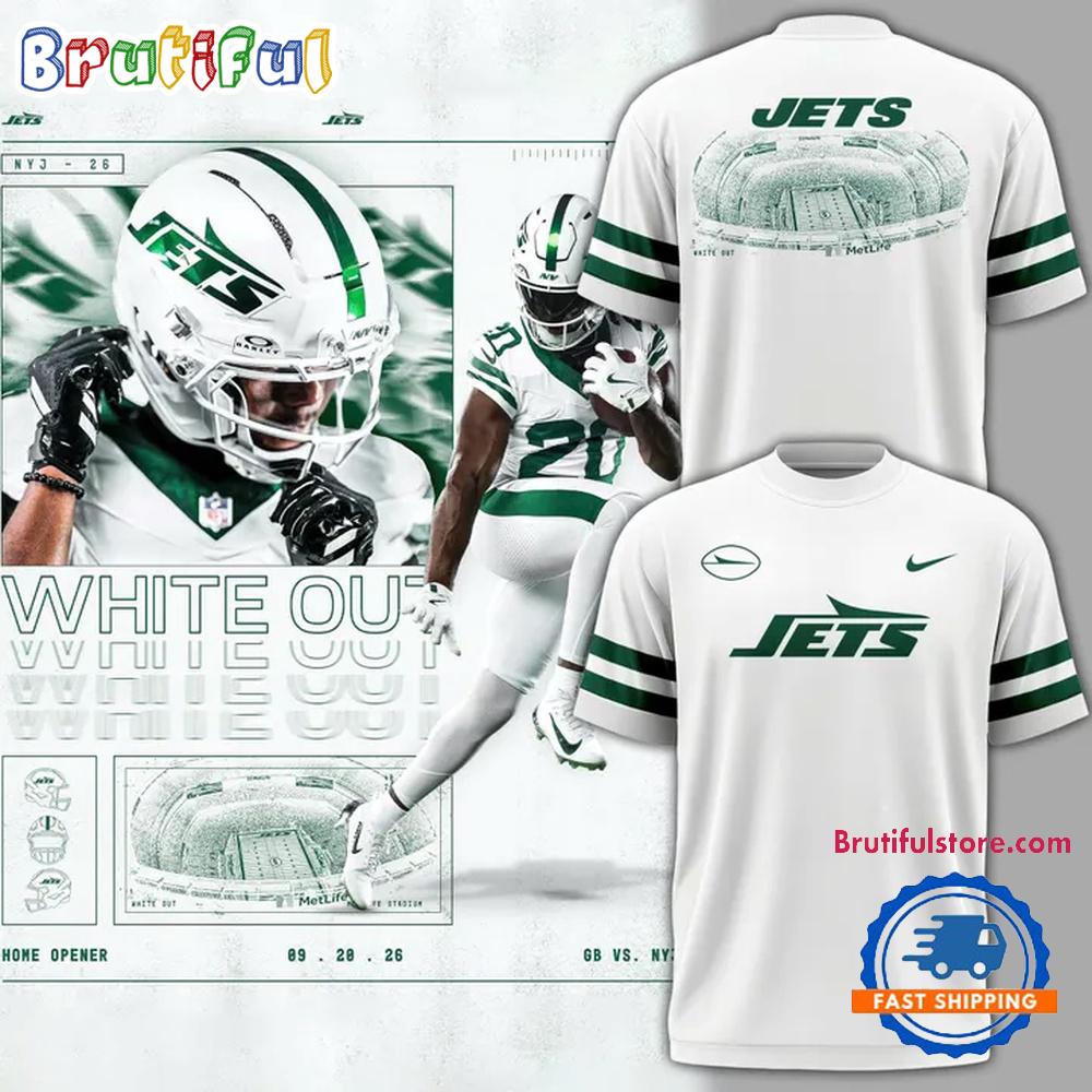 New York Jets 2026 White Out Uniforms Hoodie T-Shirt