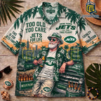 New York Jets For Life Hawaiian Shirt