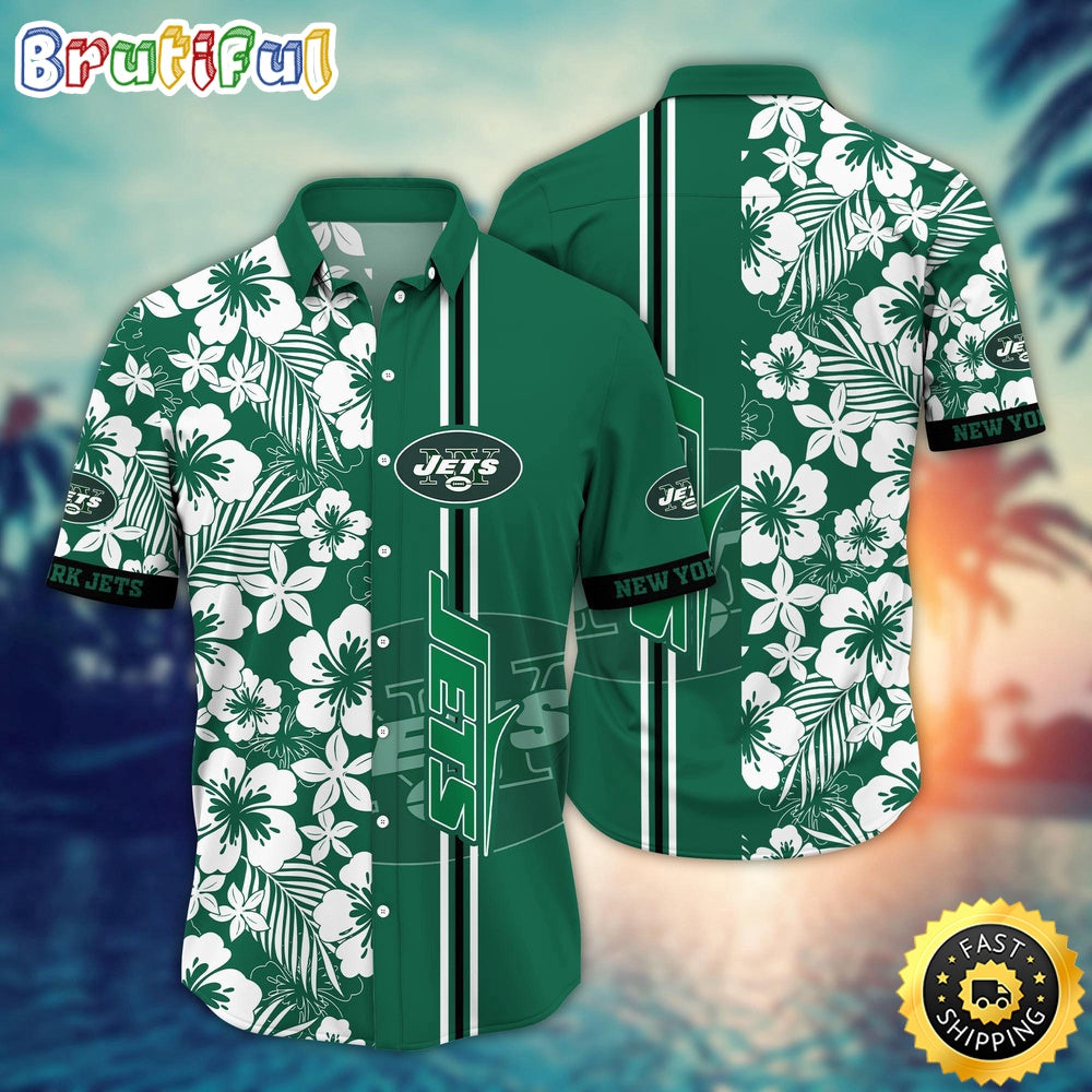 New York Jets Hawaii Shirt Flower Exotic Island Fashion