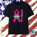 New York Jets I’m a Survivor Pink Cancer Ribbon T Shirt