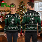 New York Jets Jack Skellington Football Ugly Christmas Sweater