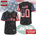 New York Jets NFL American Pride Custom Baseball Jersey Shirt