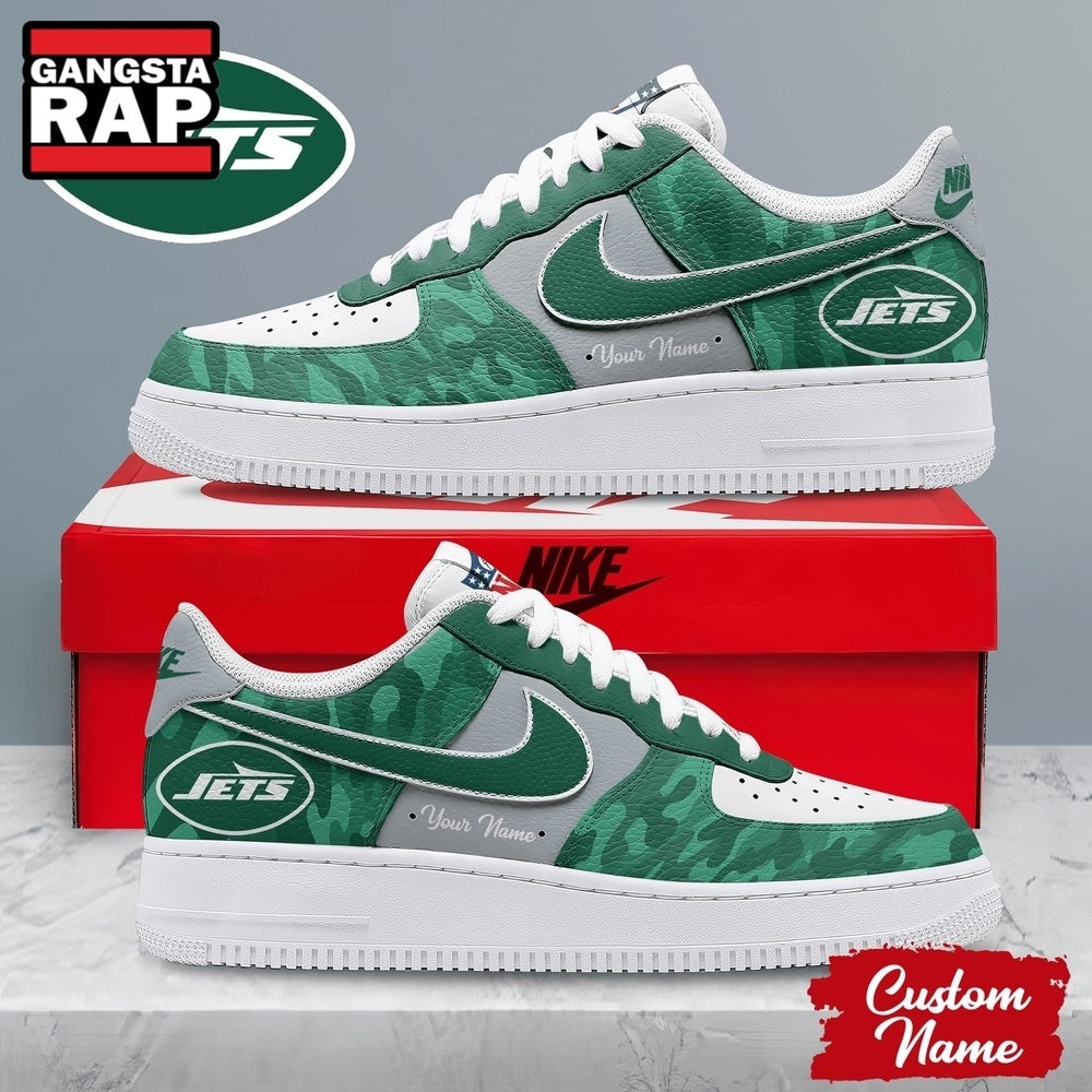 New York Jets NFL End Zone Energy Air Force 1 Sneaker Shoes