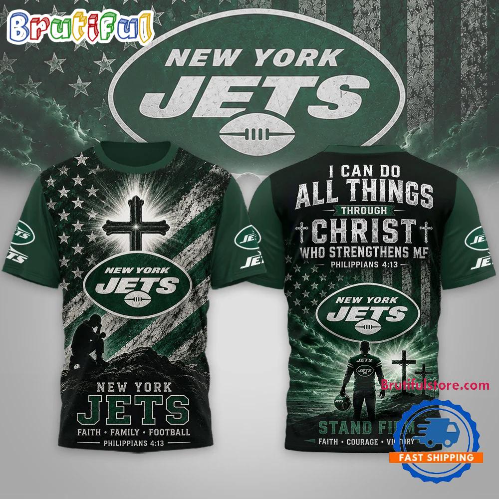 New York Jets NFL Faith Family Limited Edition 3D Shirt