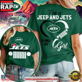 New York Jets NFL Jeep Girl Women’s Green T Shirt