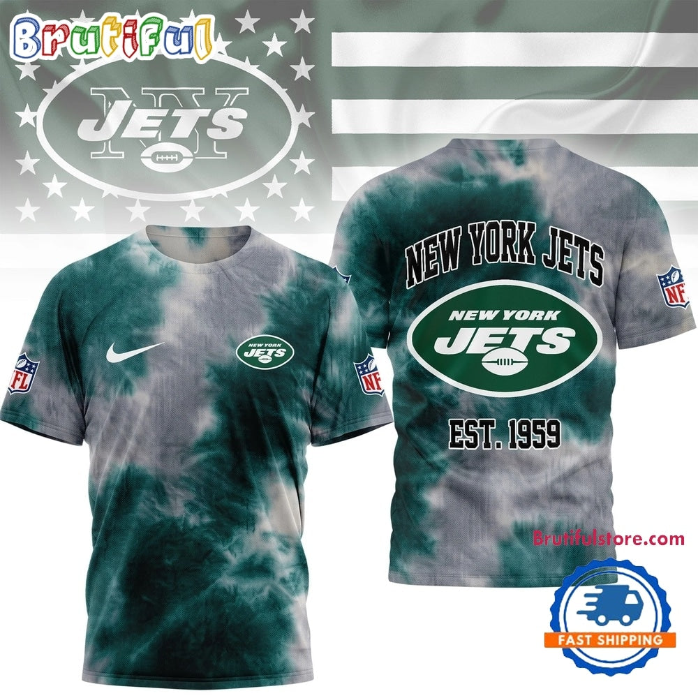 New York Jets NFL Sunday Legends Tie Dye 3D Shirt