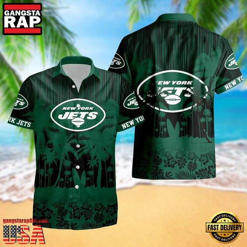 NFL New York Jets New Design Aloha Hawaii Shirt