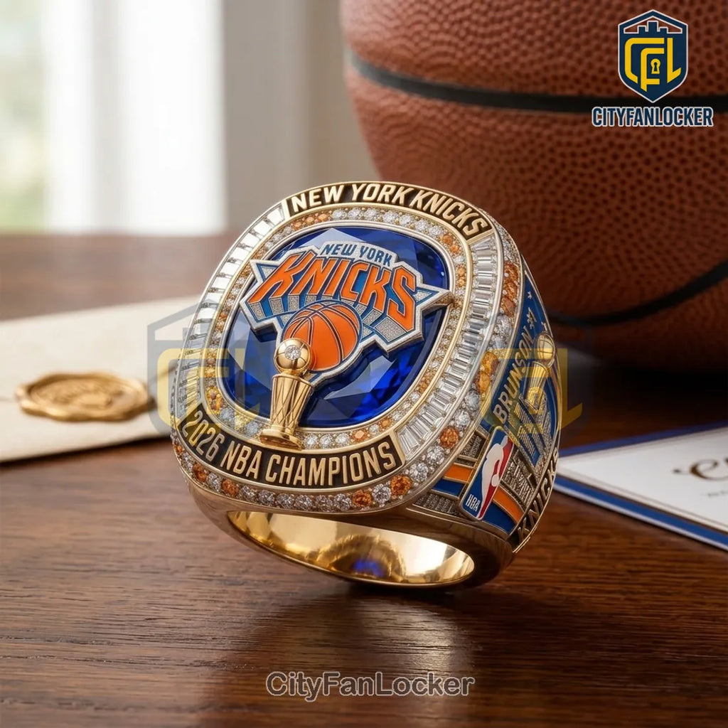 New York Knicks 2025 NBA Championship Gold Ring