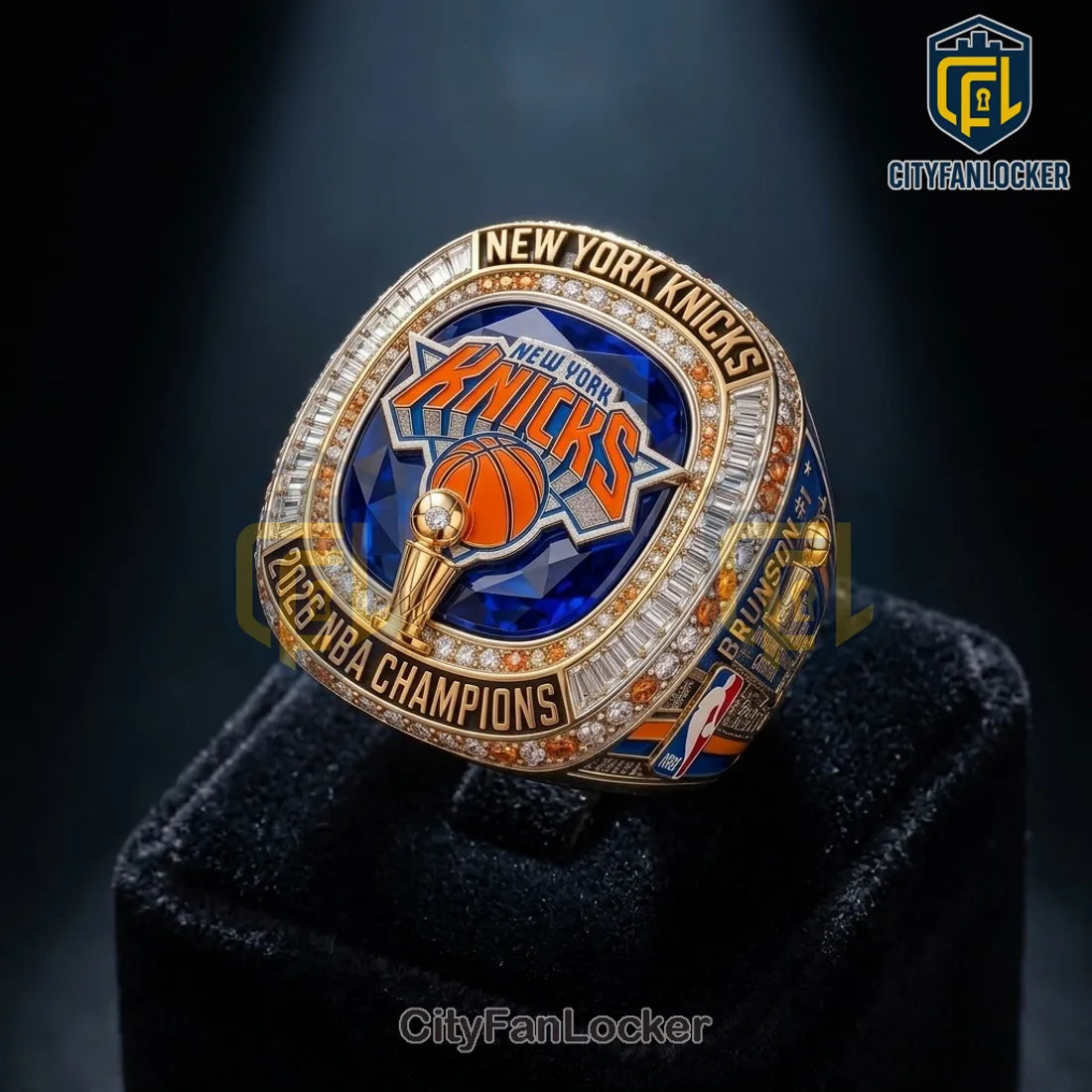 New York Knicks 2025 NBA Championship Gold Ring