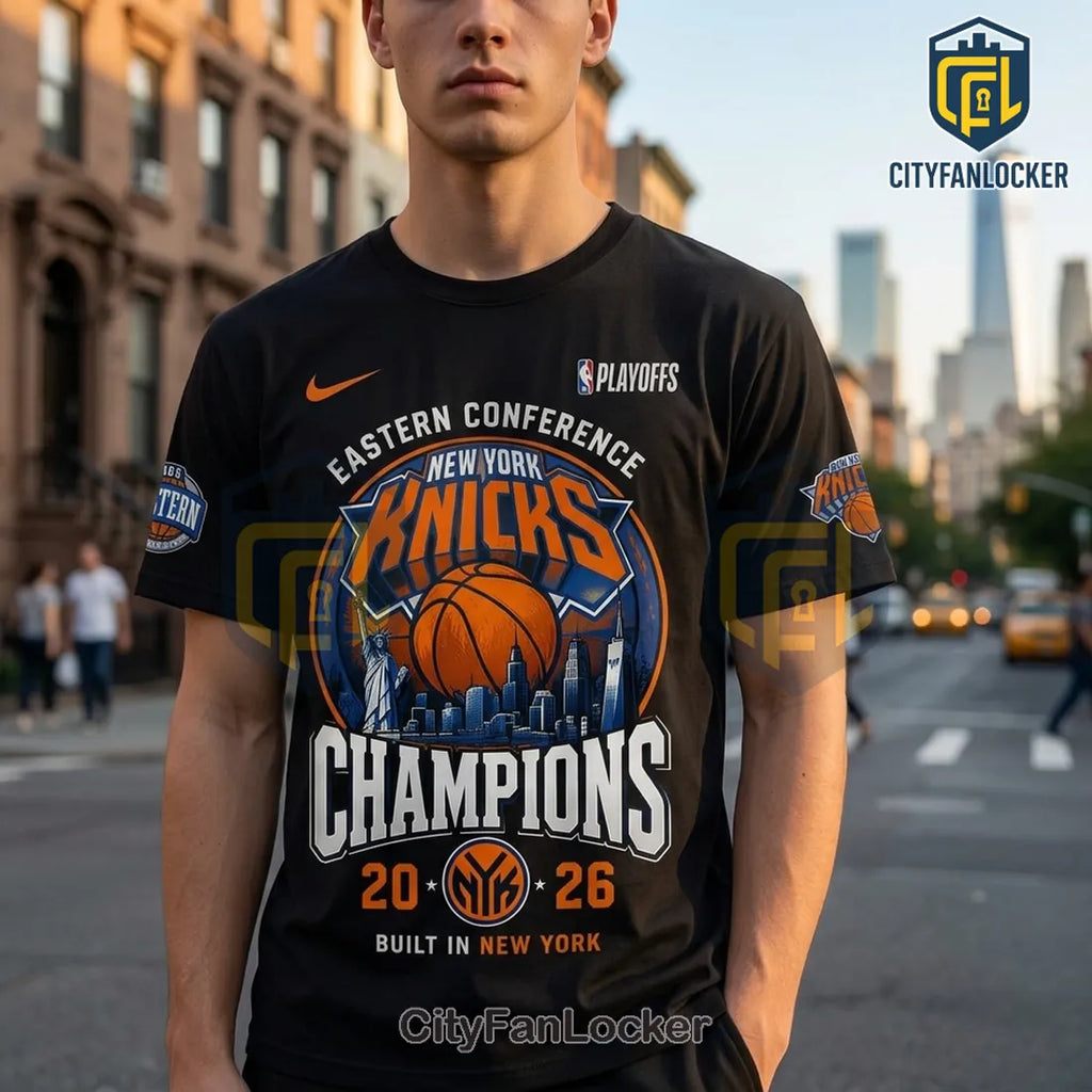 New York Knicks 2026 Eastern Conference Champions NBA Playoffs Shirt
