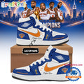 New York Knicks 2026 NBA Finals Champions Air Jordan 1 Hightop Shoes