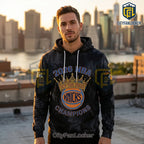 New York Knicks 2026 NBA Finals Champions Black Pullover Hoodie
