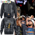 New York Knicks 2026 NBA Finals Champions Gray Hoodie T-Shirt
