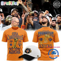 New York Knicks 2026 NBA Finals Champions Limited Edition On Court Orange 3D Shirt