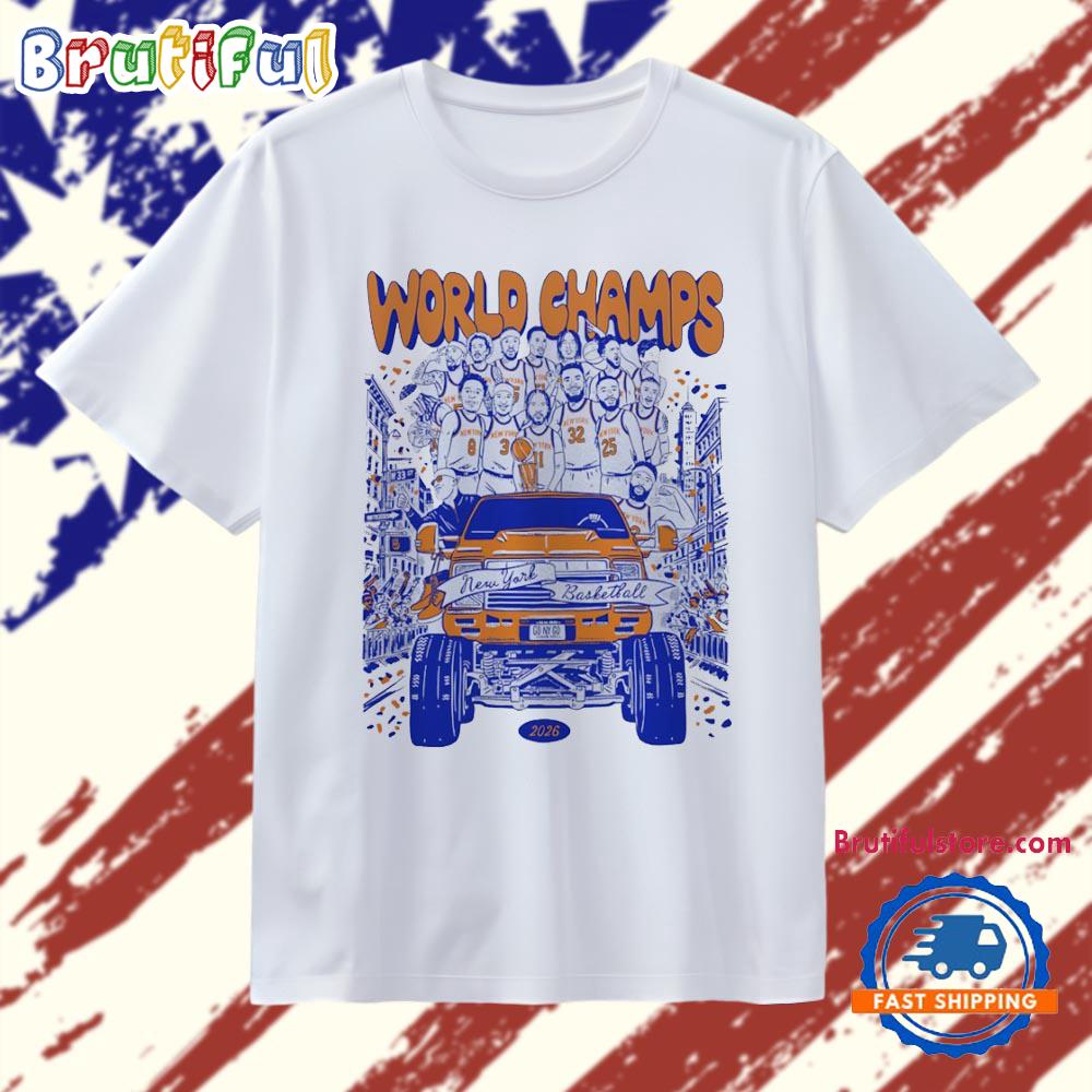 New York Knicks 2026 World Champs Basketball T Shirt